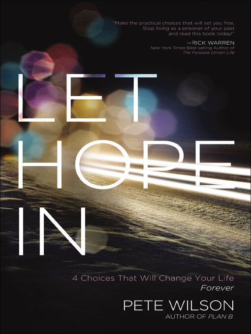 Title details for Let Hope In by Pete Wilson - Available